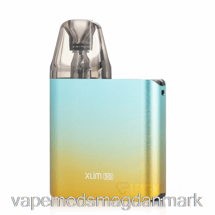 Vape Uden Nikotin Oxva Xlim Sq Kit Guldblå